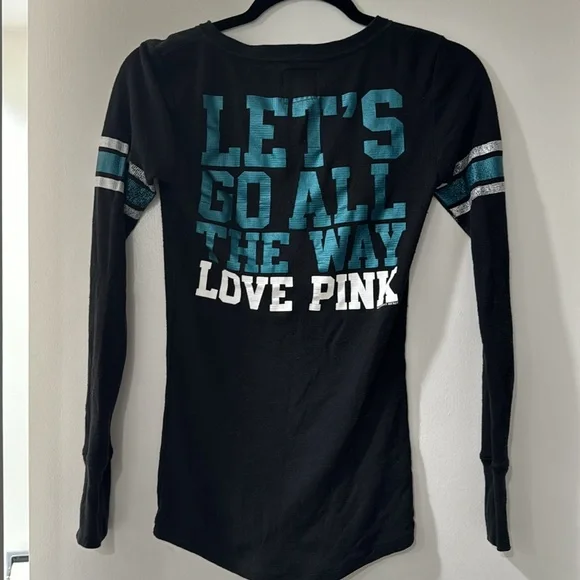 Philadelphia Eagles PINK Victoria Secret Long Sleeve NFL - Picture 6 of 7